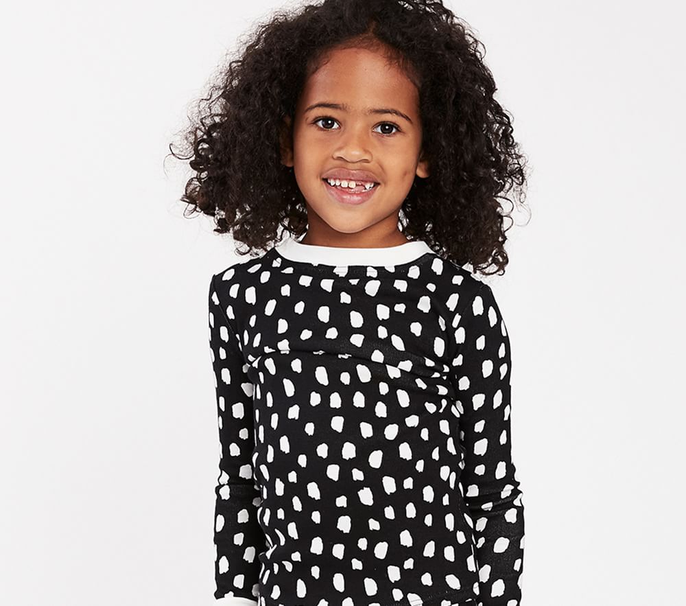 Brushstroke Dot Tight Fit Pajama